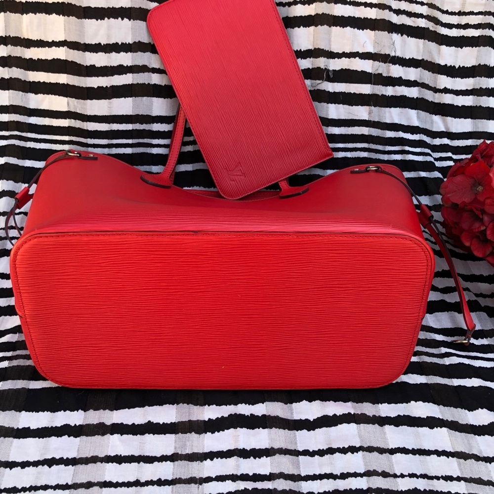 ❤️ Louis Vuitton Neverfull MM epi red - Picture 4 of 16